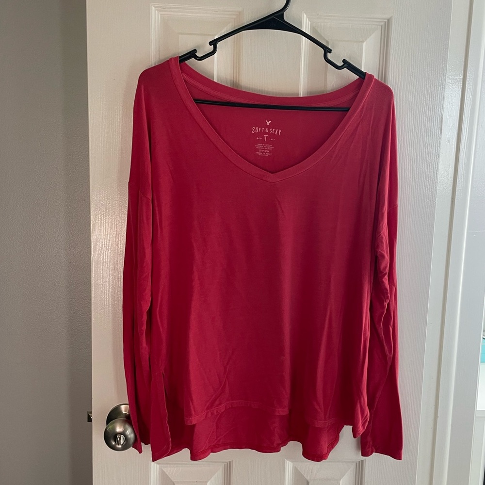 American Eagle Soft & Sexy Long Sleeve Tee - Picture 1 of 5